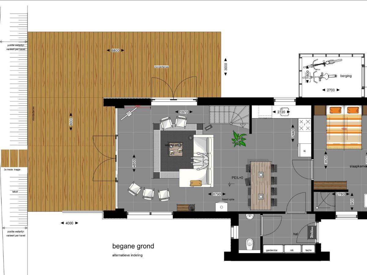 Luxurious Detached Water Villa With Jetty Balk Esterno foto